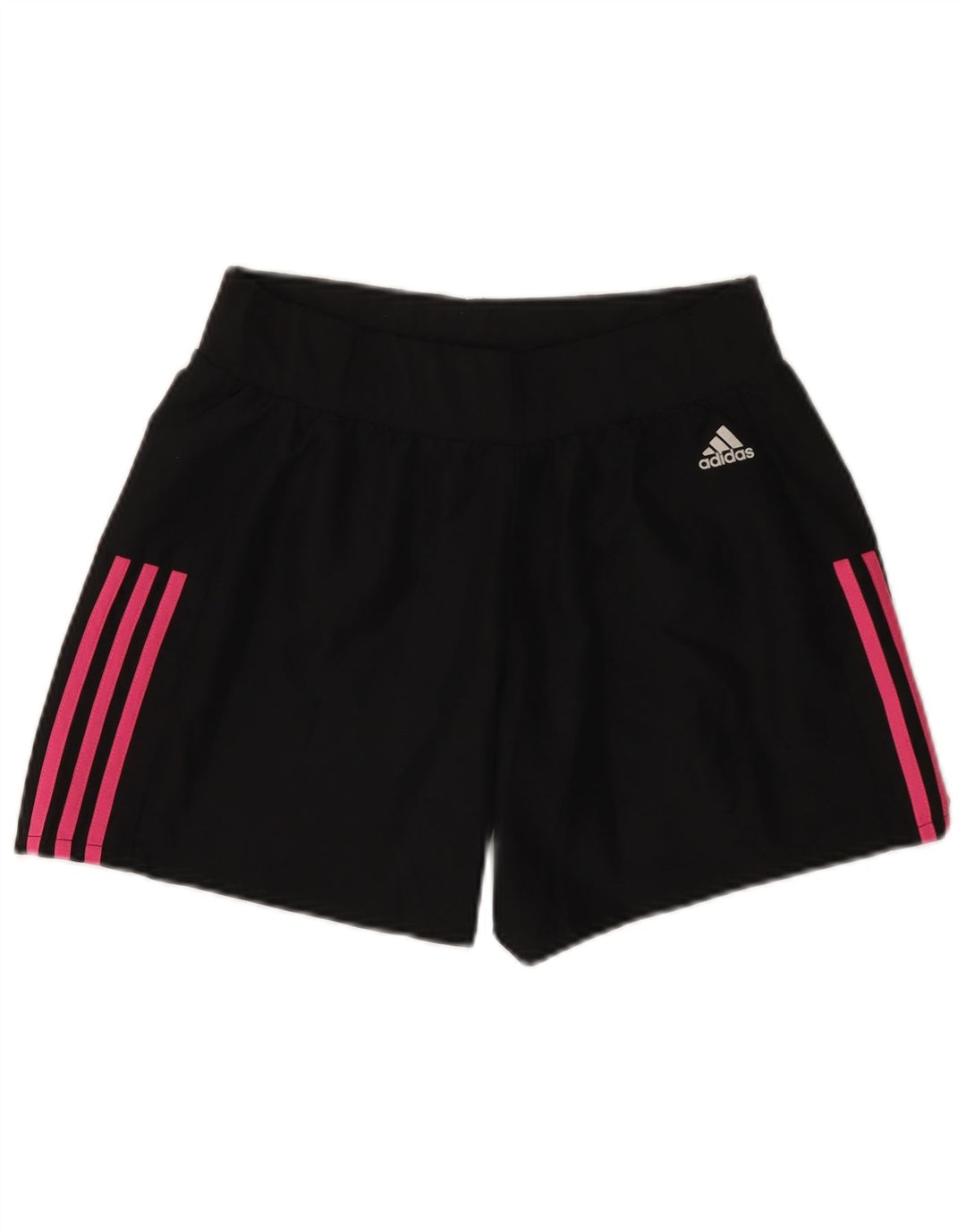 Женские спортивные шорты Adidas UK 10, маленькие черные из полиэстера