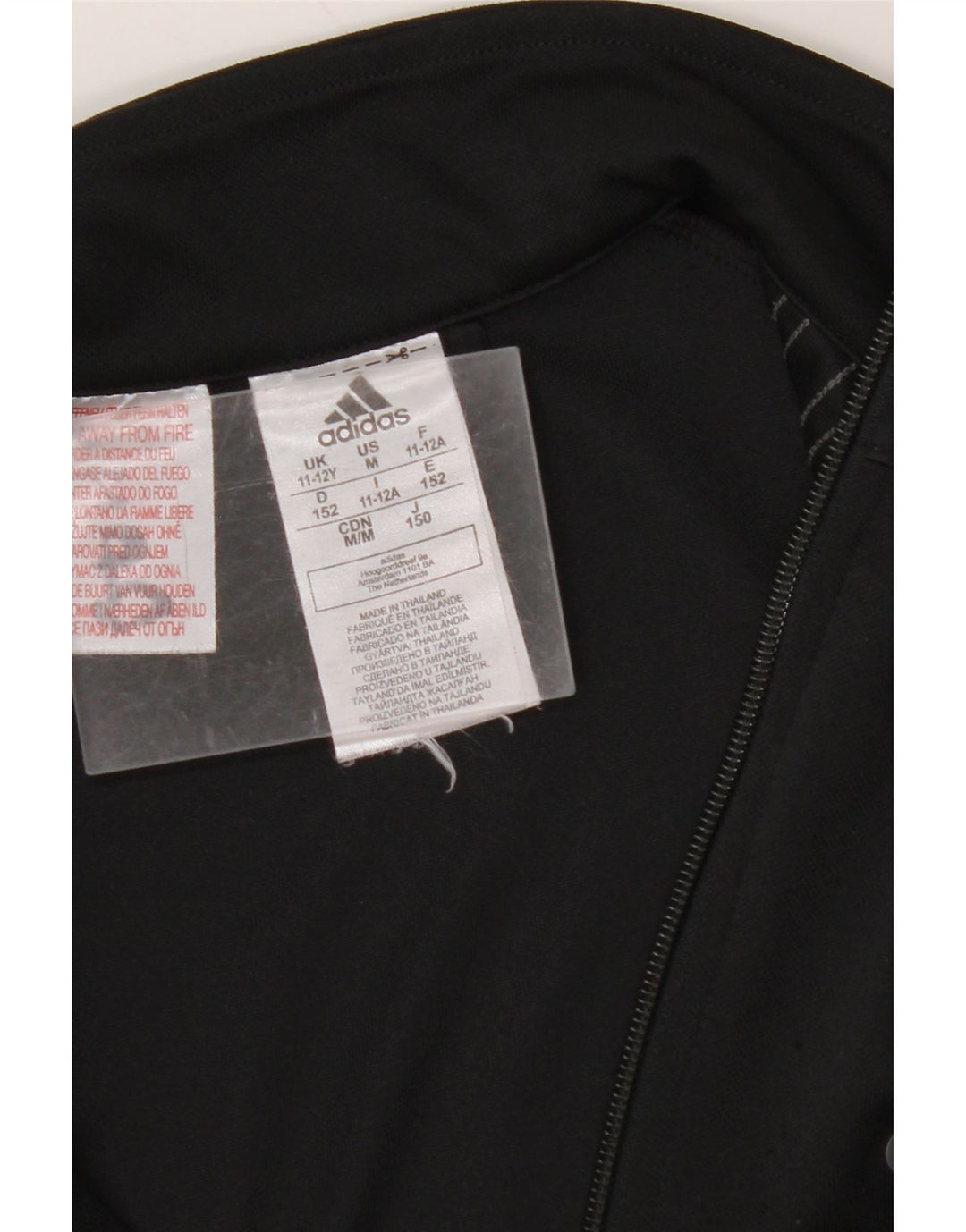 Спортивный костюм ADIDAS Aeroready для мальчиков, верхняя куртка 11–12 лет, черный полиэстер