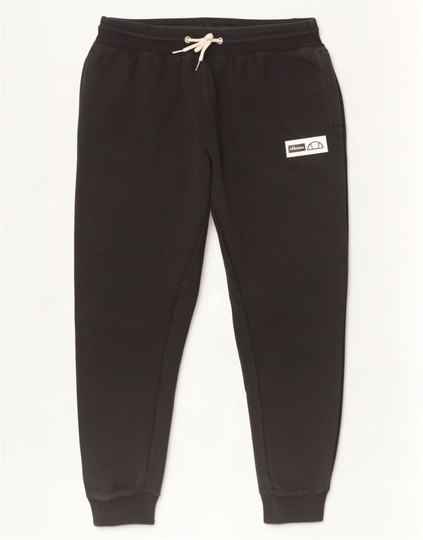 Мужские спортивные брюки Ellesse, джоггеры XL, черный хлопок