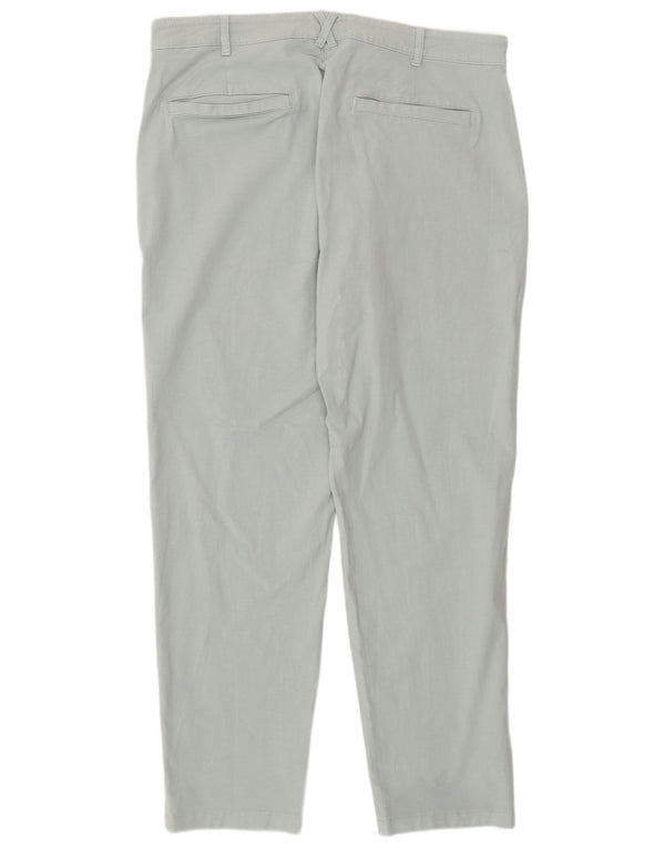 Женские зауженные брюки чинос White Stuff UK 16, большие W36 L28, синие, хлопковые