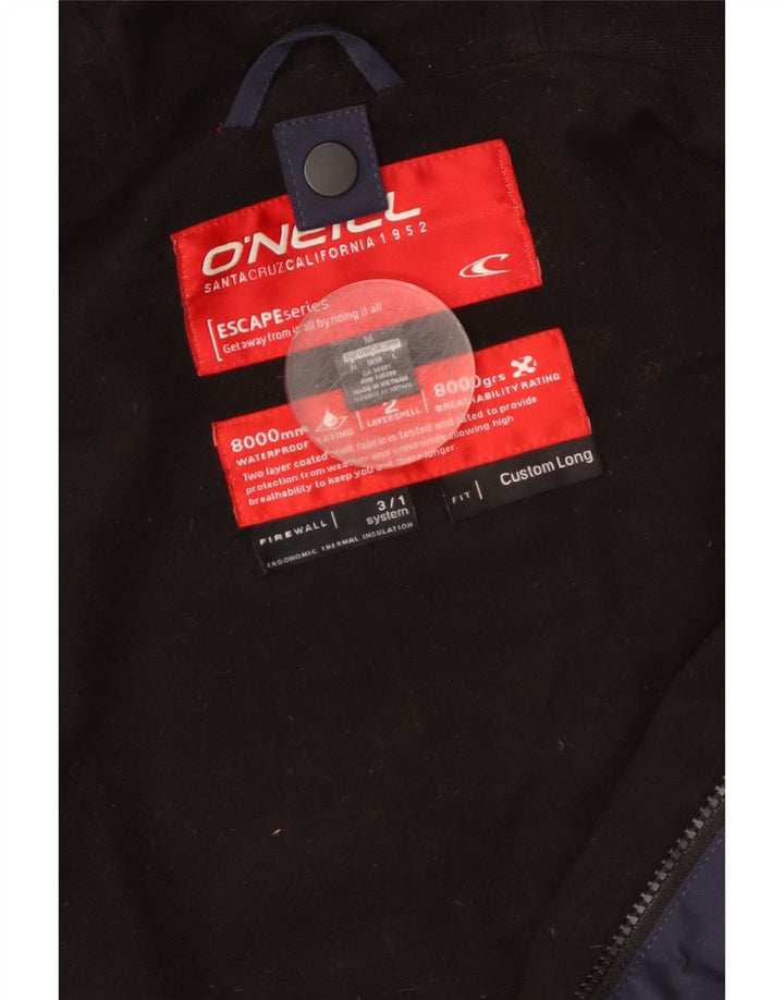 Мужская ветровка O'Neill с капюшоном UK 38, средний темно-синий с цветными блоками