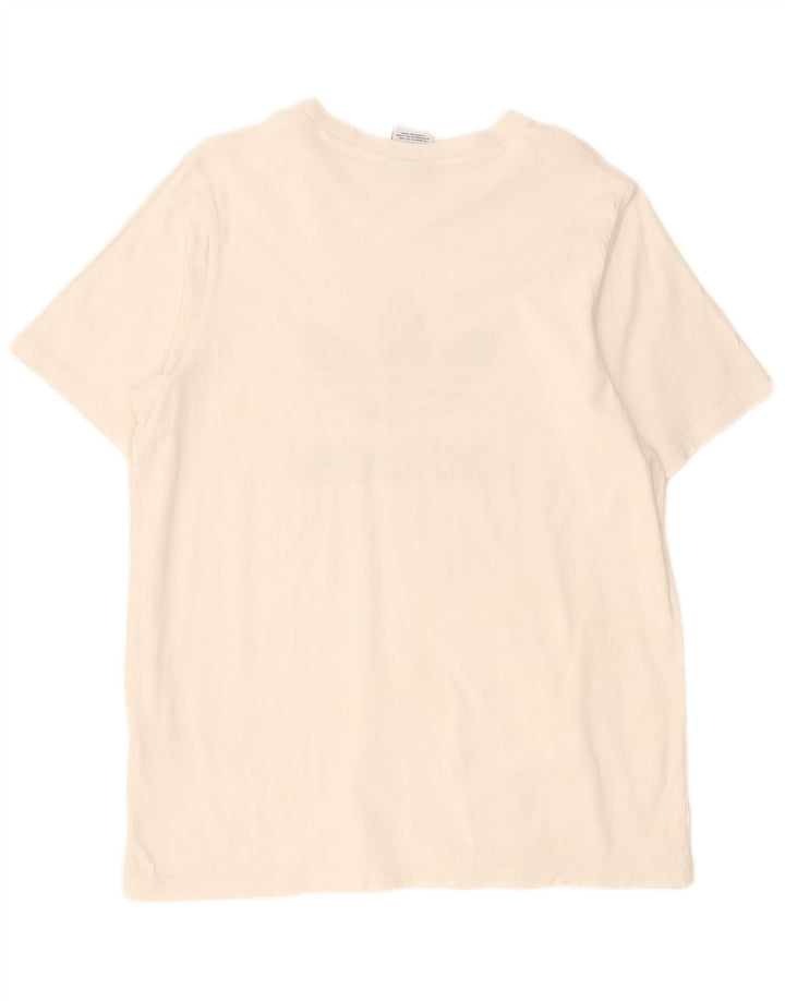 Мужская футболка с рисунком Adidas Top Medium White