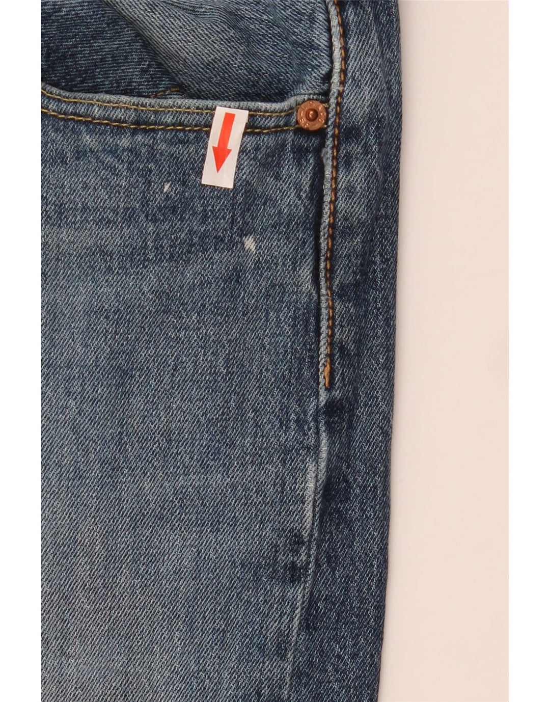 Мужские прямые джинсы Levi's 501 W32 L30 синие, хлопок
