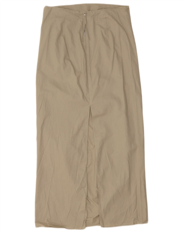 Женская макси-юбка Zara Medium W28, зеленый хлопок