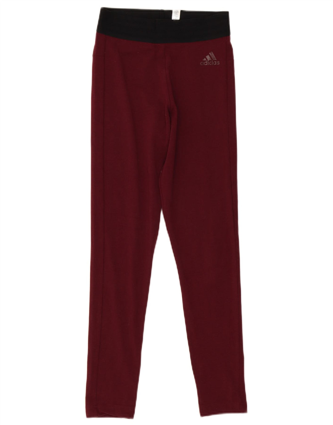 Женские леггинсы Adidas UK 4/6 XS бордовый хлопок