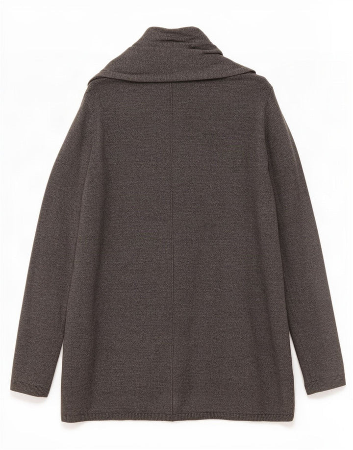 Женский открытый кардиган Zara UK 10, маленький серый цвет