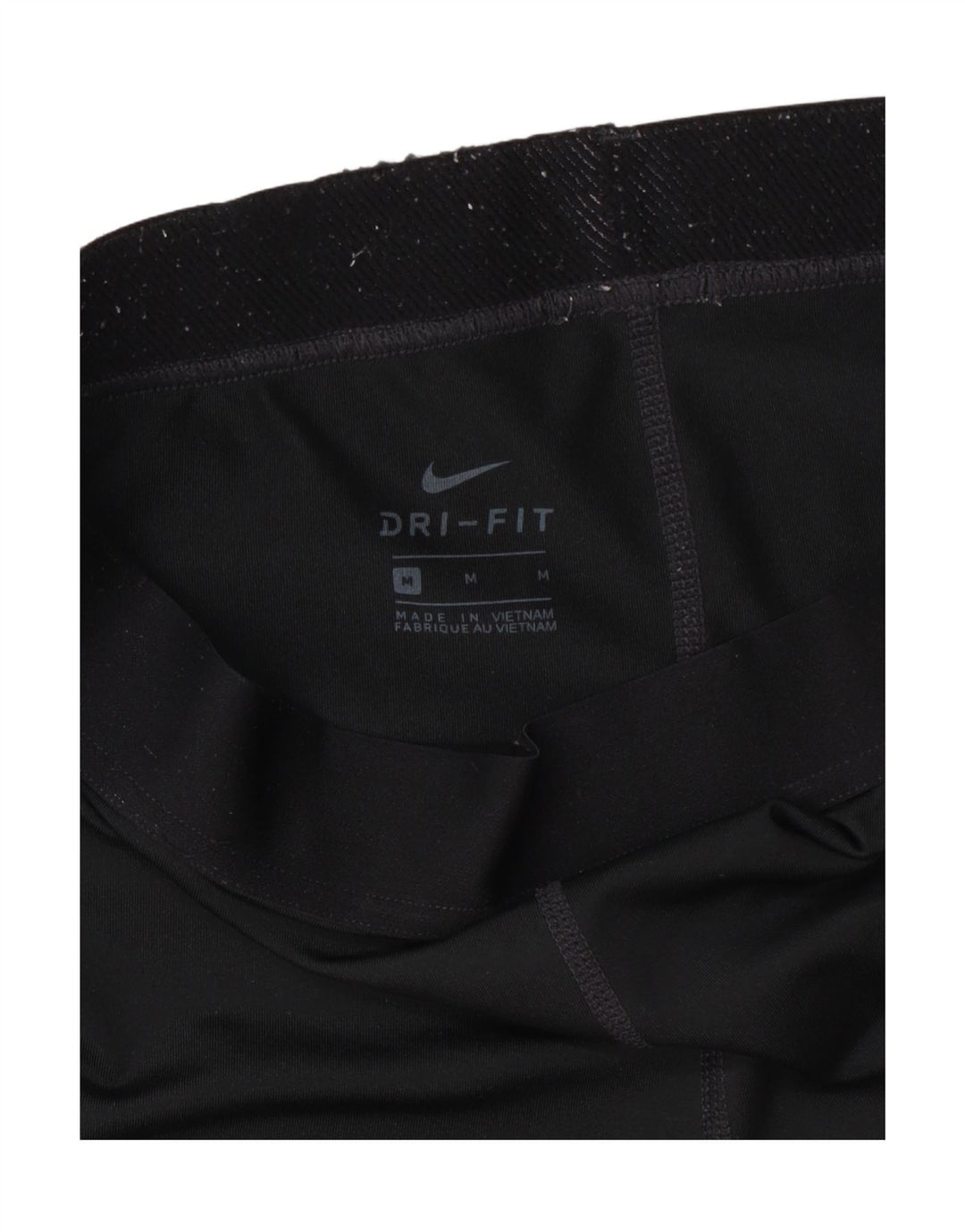 Женские леггинсы-капри с рисунком Nike Dri Fit UK 12, средние, черные