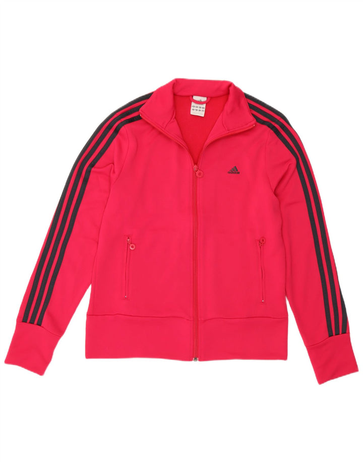 Женский спортивный костюм Adidas Top Jacket UK 16, большой розовый полиэстер