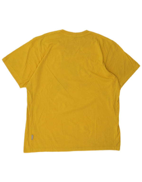 Мужская футболка с рисунком Nike Dri Fit UK 42/44, большая желтая