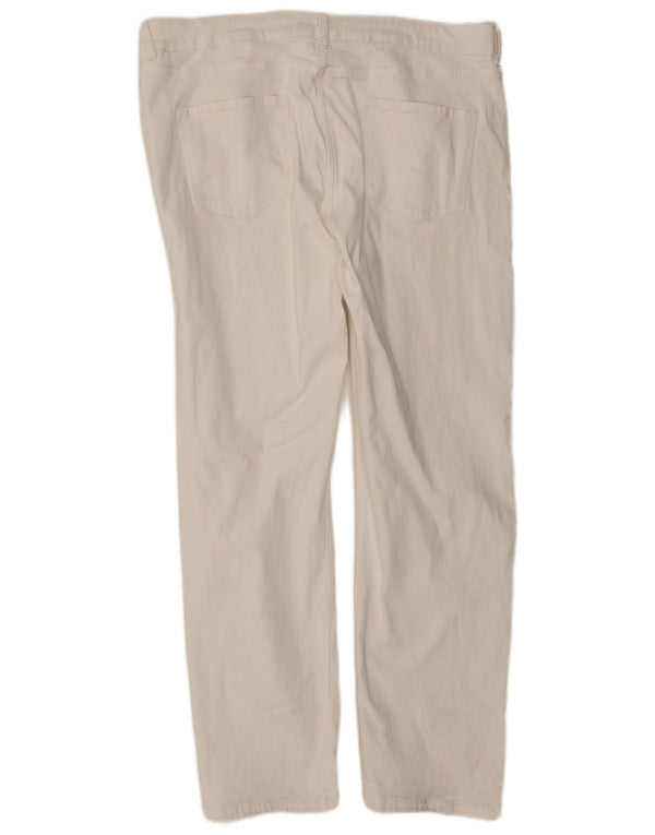 Женские прямые джинсы Marks & Spencer, Великобритания 20 2XL W40 L29, белые