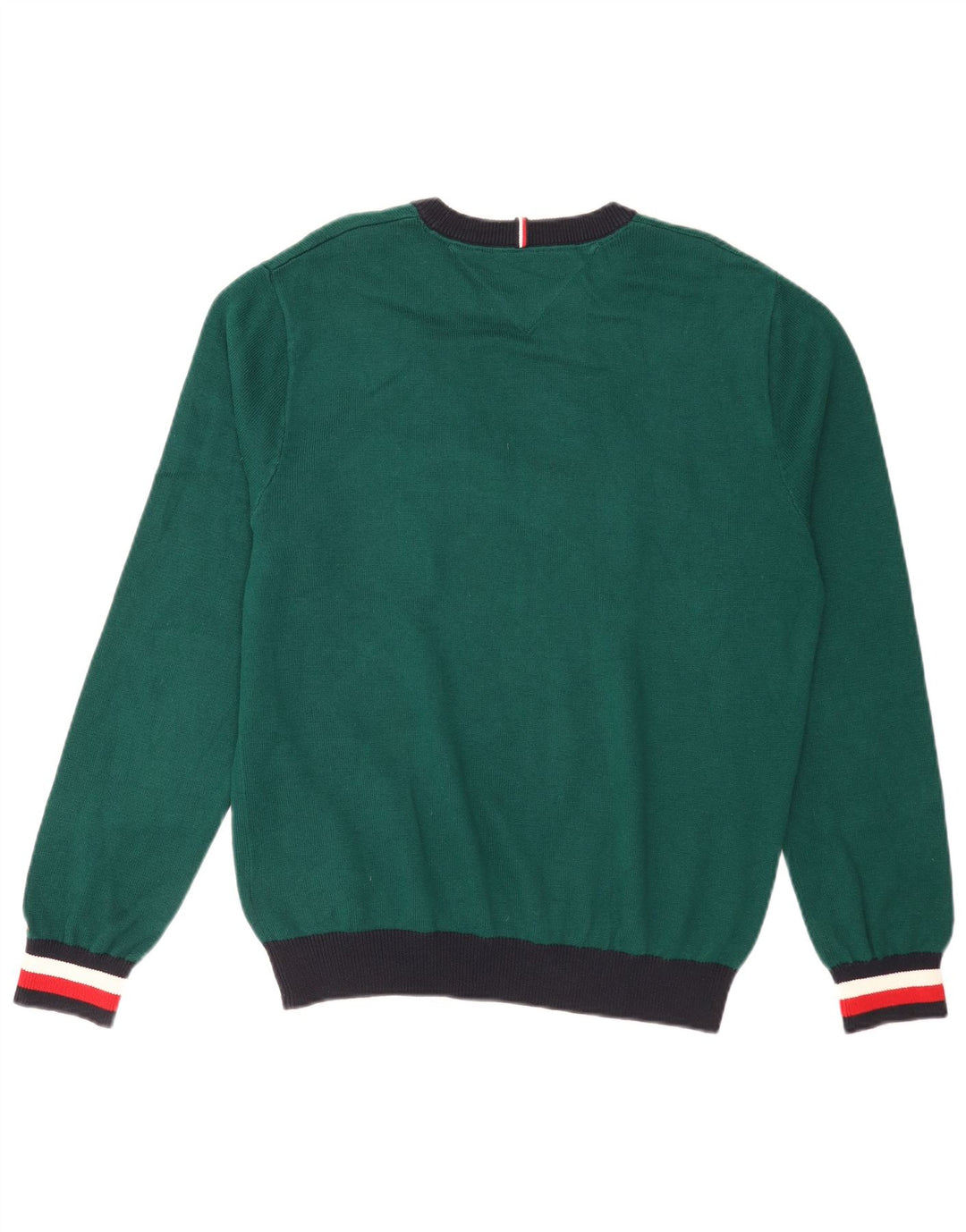 Мужской джемпер с круглым вырезом Tommy Hilfiger, средний зеленый с цветными блоками