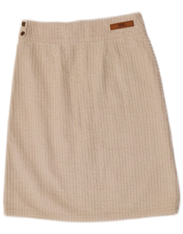 Gianfranco Ferre Женская вельветовая юбка W30 Medium Off White