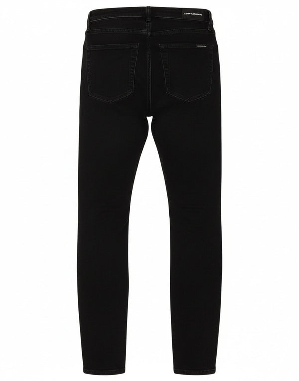 Женские джинсы скинни Calvin Klein W25 L32, черный хлопок