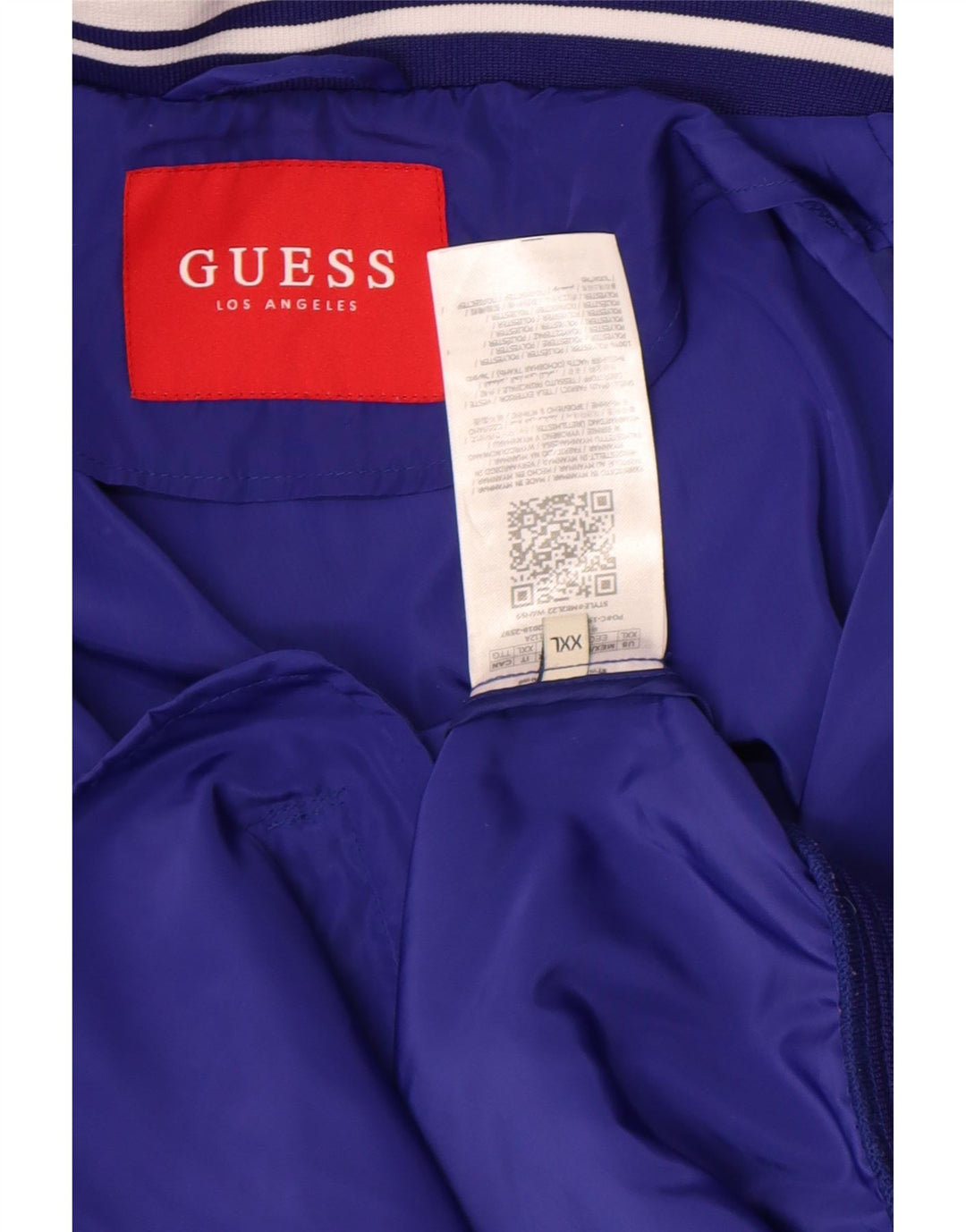 Мужской спортивный костюм Guess 2XL, синий полиэстер с цветными блоками