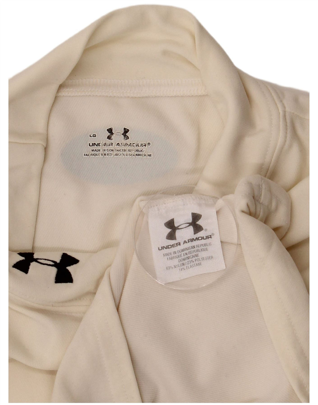 Мужской топ с длинным рукавом Under Armour, большой, из белого нейлона
