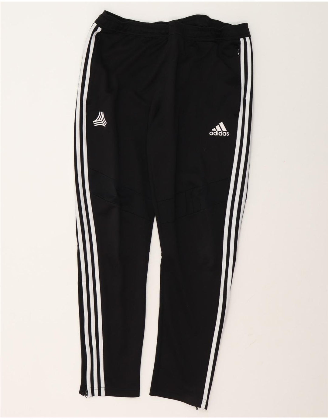 Мужские спортивные брюки Adidas, большие черные из полиэстера