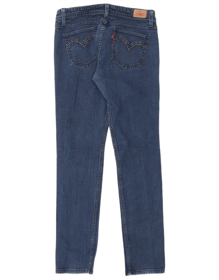Женские джинсы скинни Levi's Too Superlow US 9, средний размер W30 L30, синий хлопок