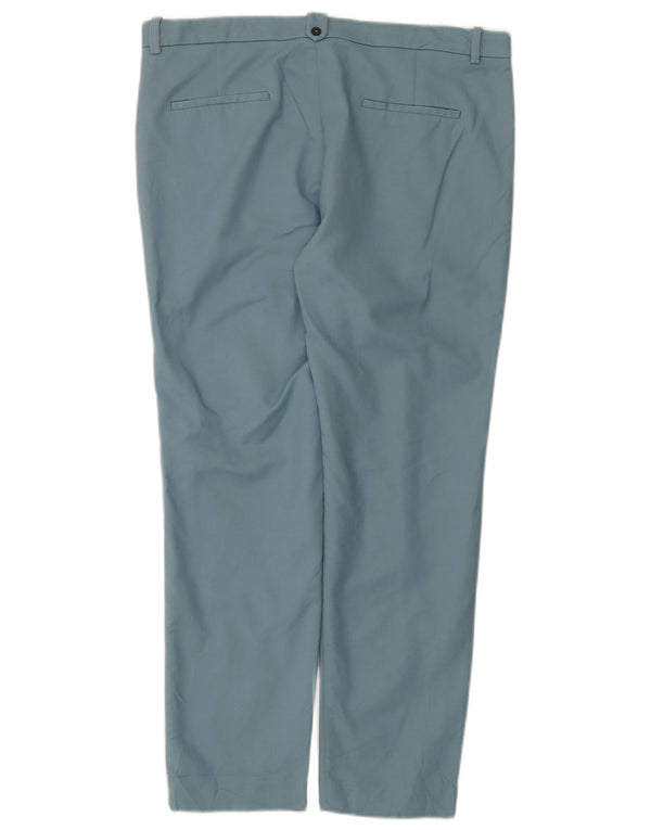 Женские прямые брюки чинос Zara EU 42, большие W32 L27, синие
