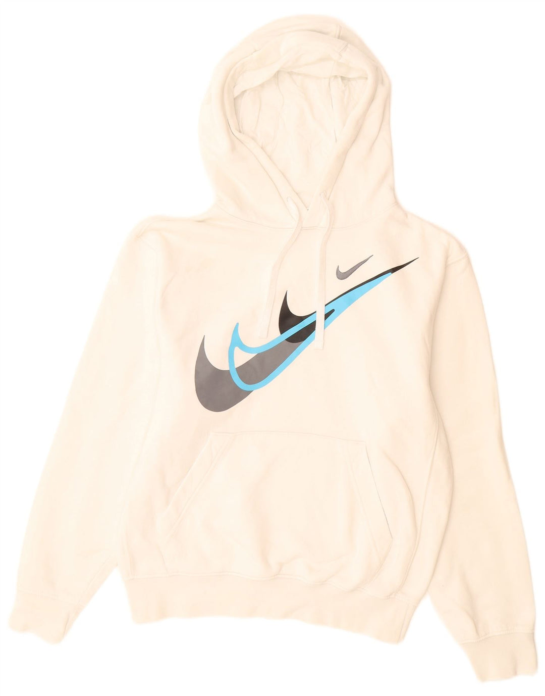 Мужской джемпер с капюшоном с графическим рисунком Nike XS, белый хлопок