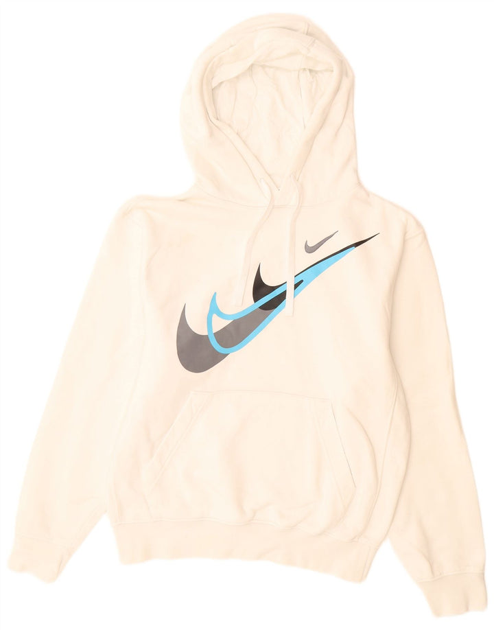 Мужской джемпер с капюшоном с графическим рисунком Nike XS, белый хлопок