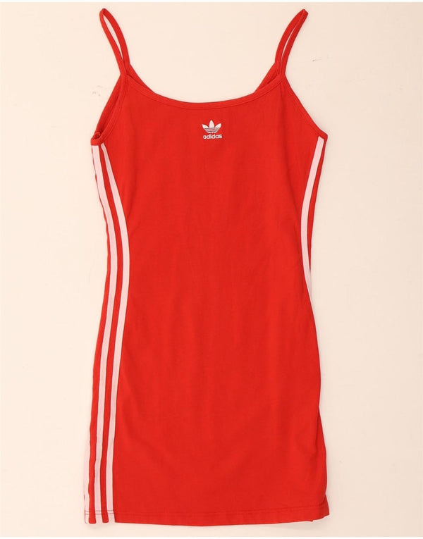 Женское теннисное платье Adidas UK 8 маленькое красное