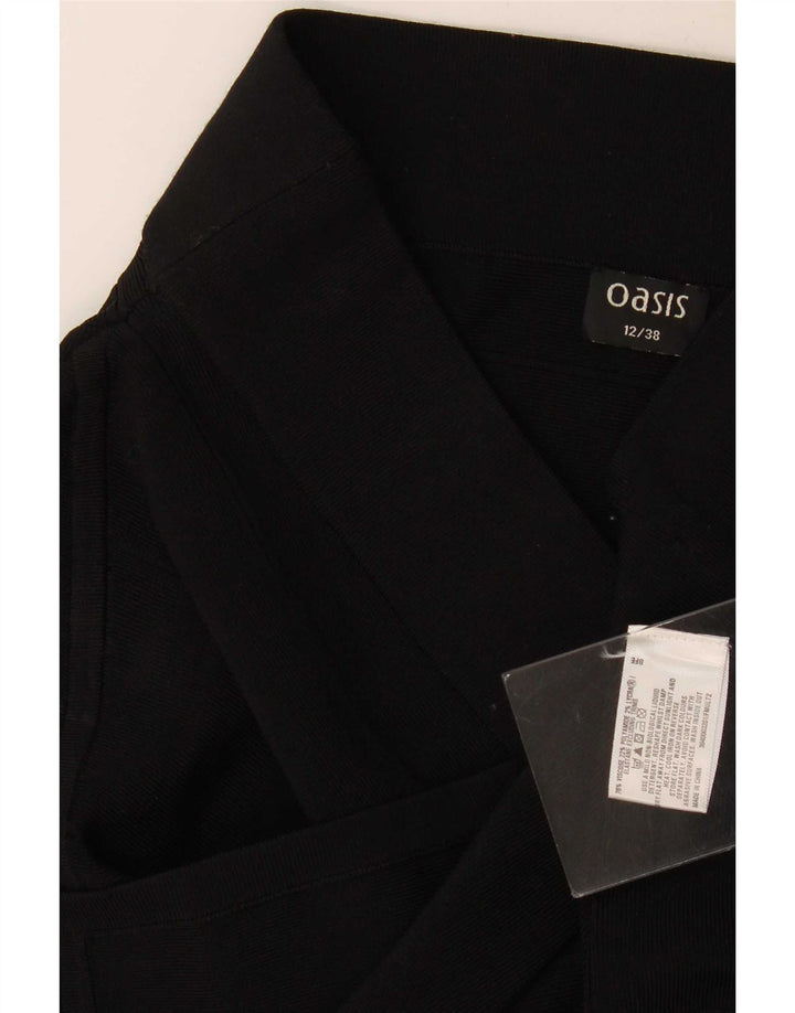 Женская юбка-карандаш Oasis UK 12 Medium W28 Черная вискоза