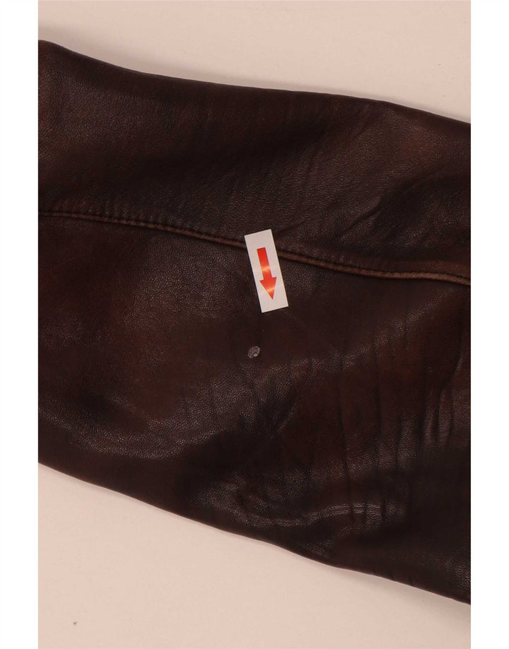 Мужская кожаная куртка Les Marees IT 48 Medium Brown