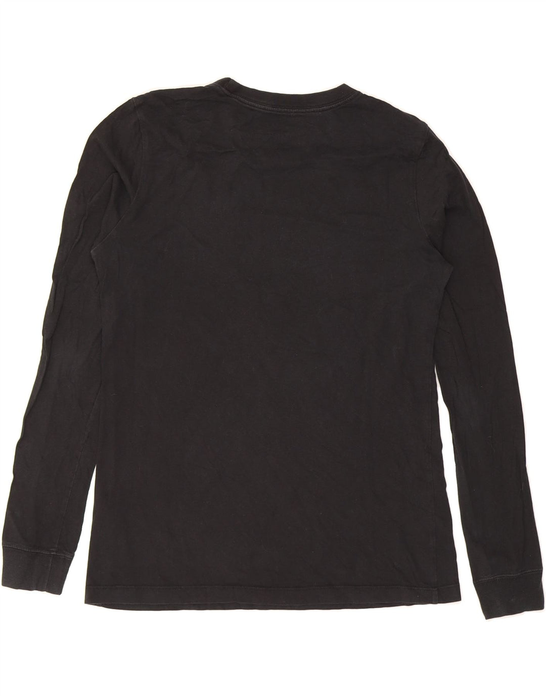 NIKE Womens Graphic Top Long Sleeve UK 12 Medium Black Cotton Vintage Nike and Second-Hand Nike from Messina Hembry 