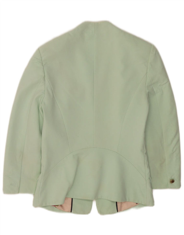 Женский пиджак на 1 пуговице Ted Baker UK 6 XS Зеленый вискоза