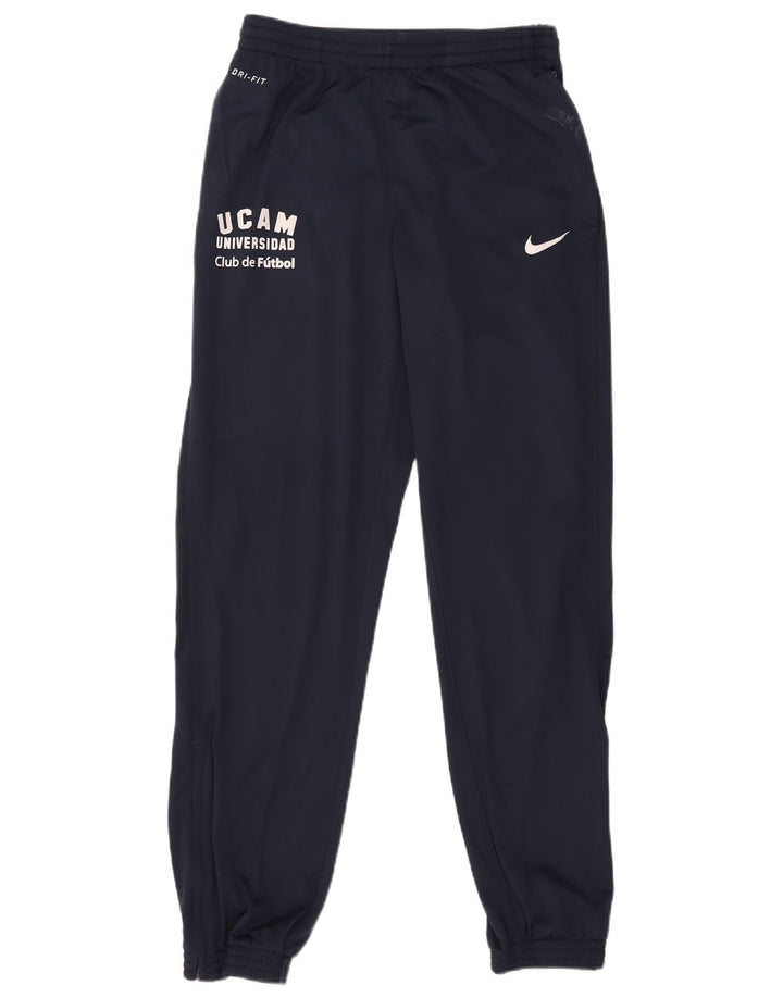 Мужские спортивные брюки Nike Dri Fit с графическим принтом, джоггеры, средние, темно-синие