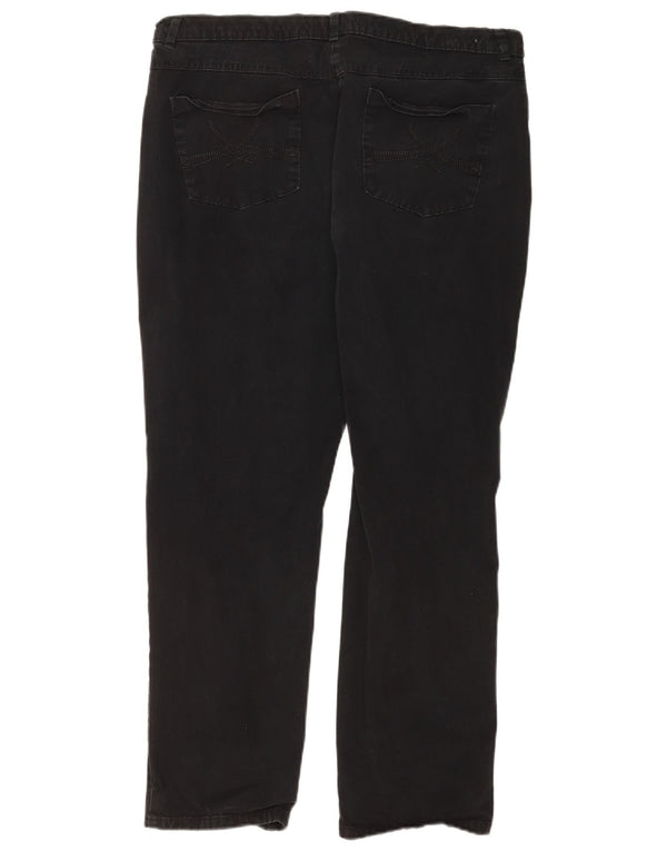 Женские прямые джинсы Marks & Spencer UK 18 XL W36 L28, черный хлопок
