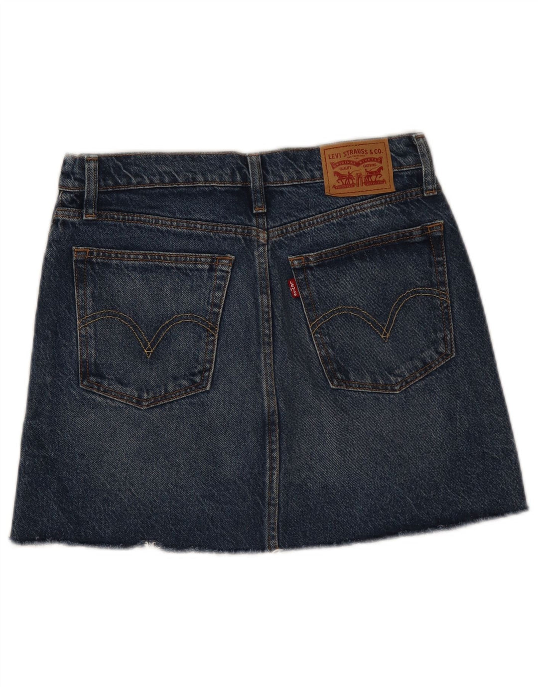 Женская джинсовая юбка Levi's W27, маленькая синяя