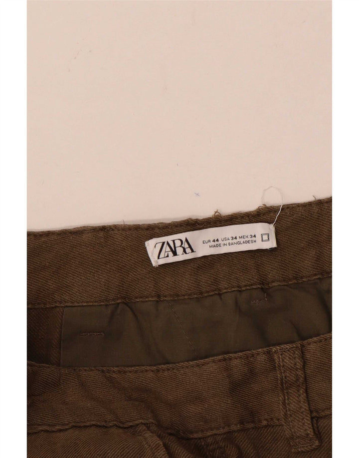 Мужские шорты-карго Zara EU 44, большие W34, коричневые