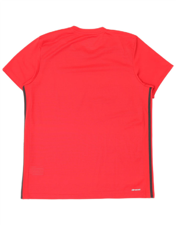 Adidas Мужская футболка Climacool Top XL Красный Полиэстер