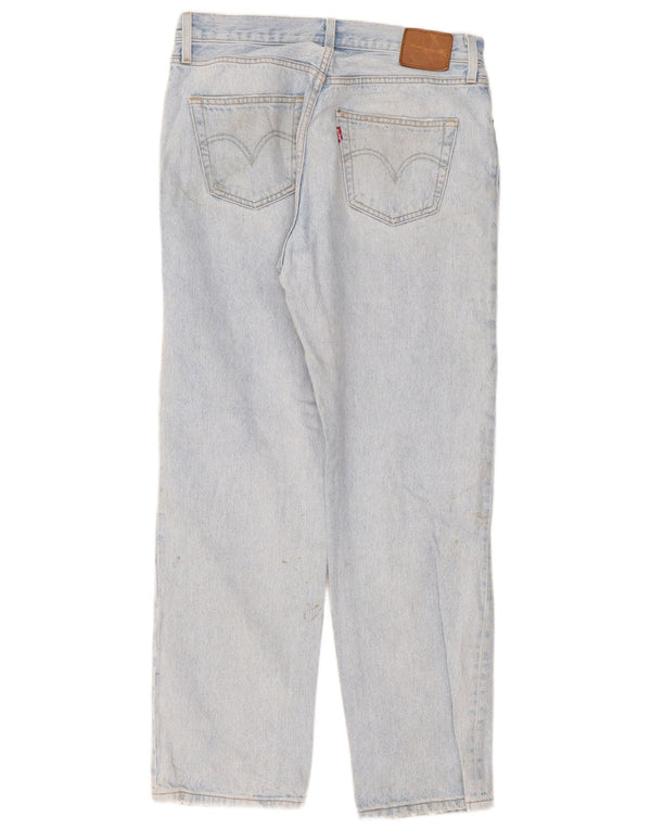 Женские прямые джинсы Levi's 501 W28 L30 синие, хлопок