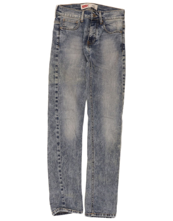 Levi's Boys 512 Узкие зауженные джинсы 13-14 лет W28 L29 Синий хлопок