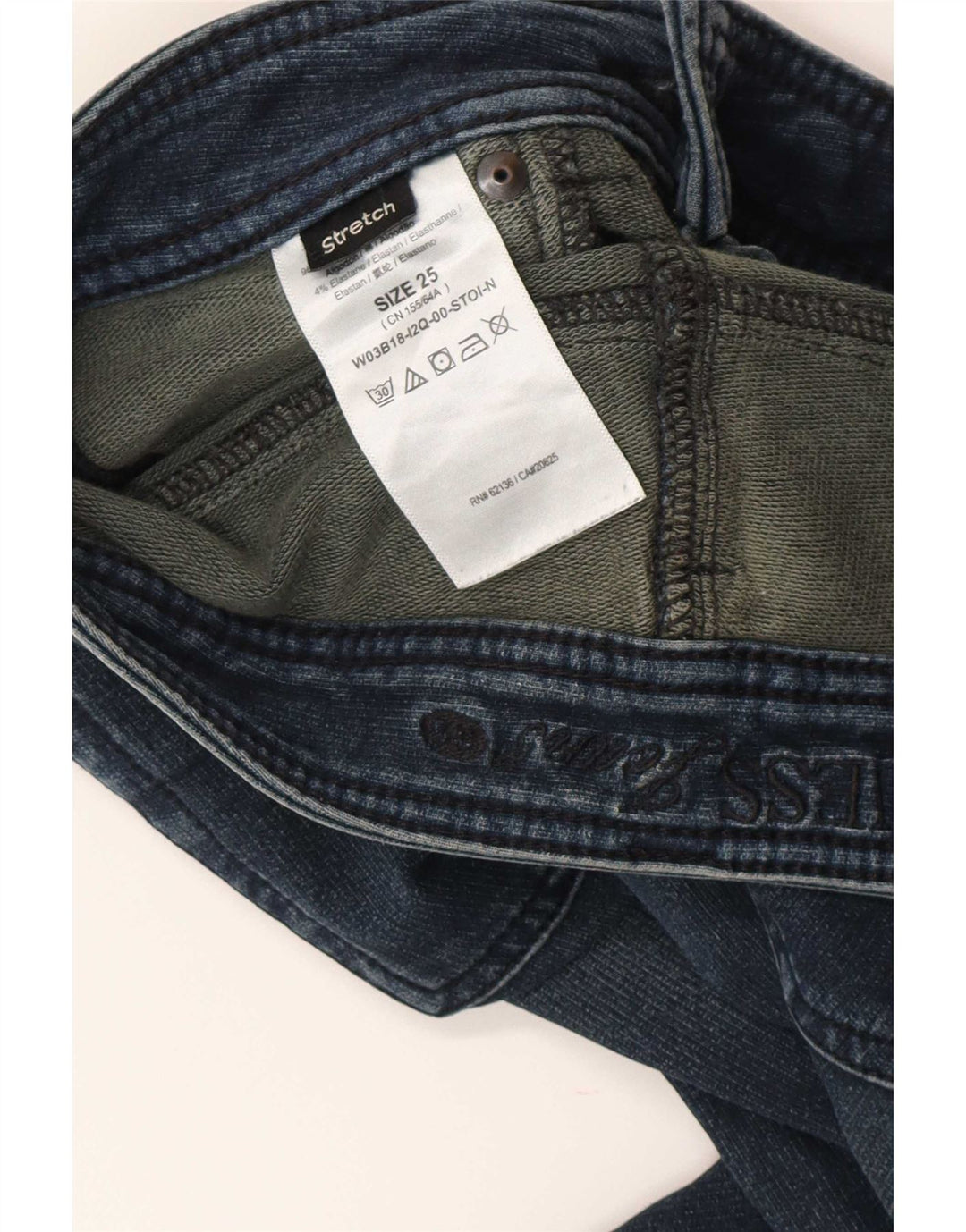 Guess Женские узкие джинсы W25 L28 Синие хлопковые