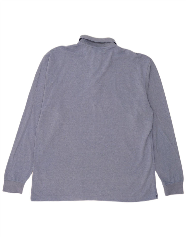 Мужская рубашка-поло Kappa XL, синяя, хлопок