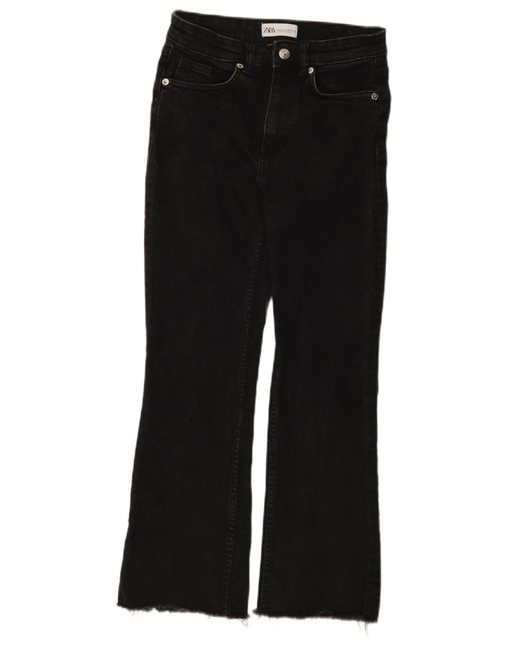 Женские джинсы Bootcut Zara EU 36 XS W26 L25 черные