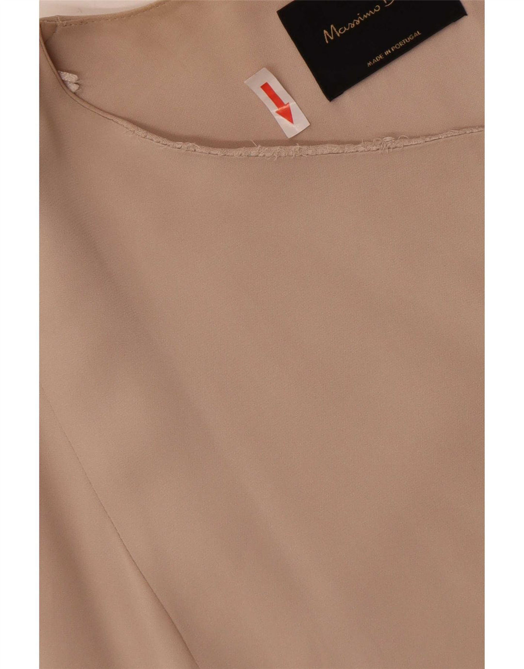 Женский удлиненный пиджак без рукавов Massimo Dutti UK 14 средний бежевый