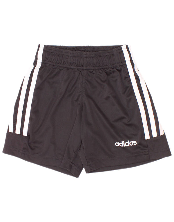 Спортивные шорты Adidas для мальчиков 5-6 лет, черный полиэстер