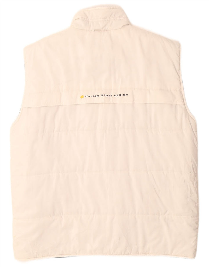 LOTTO Мужской утепленный жилет с рисунком IT 52 XL, белый полиэстер