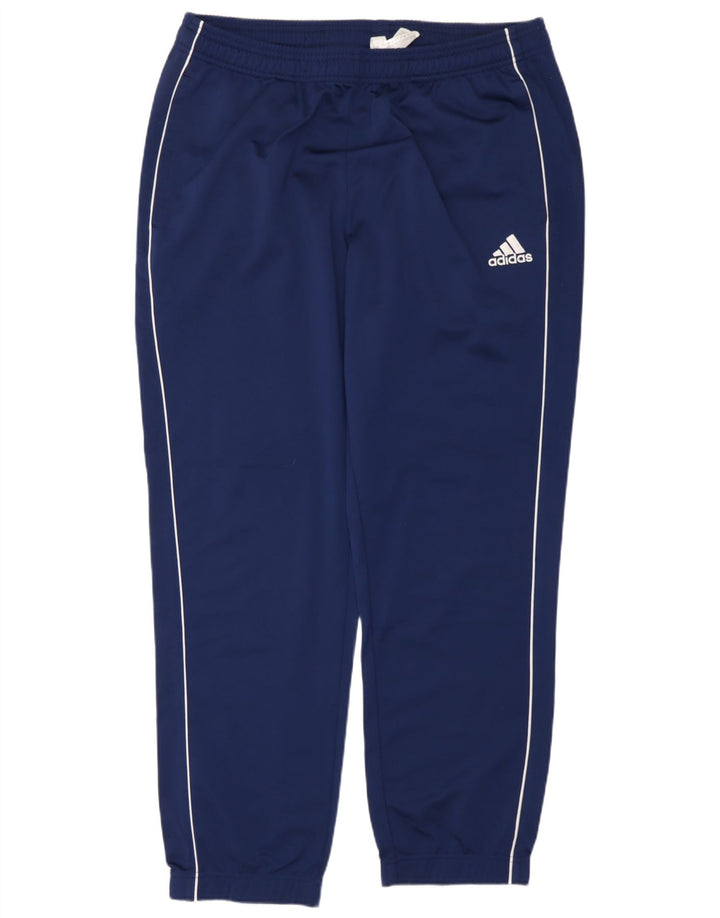 ADIDAS Mens Tracksuit Trousers Joggers XL  Navy Blue Polyester