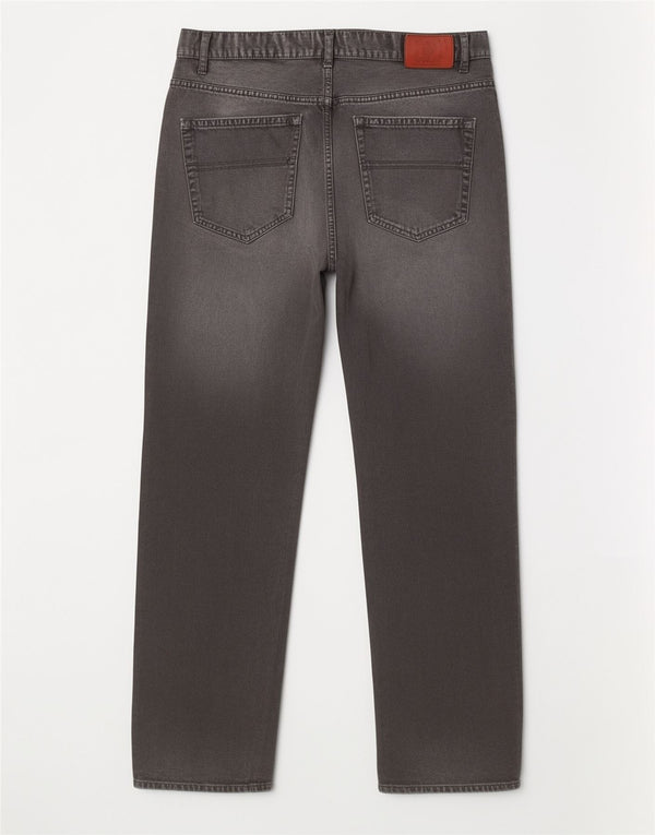 Женские прямые джинсы Gant Jason Regular W34 L30, серый хлопок