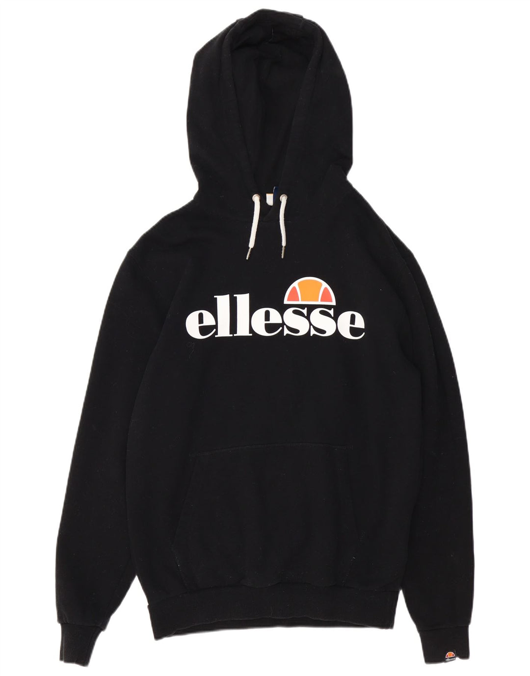Женский джемпер с капюшоном ELLESSE UK 14, средний черный, хлопок