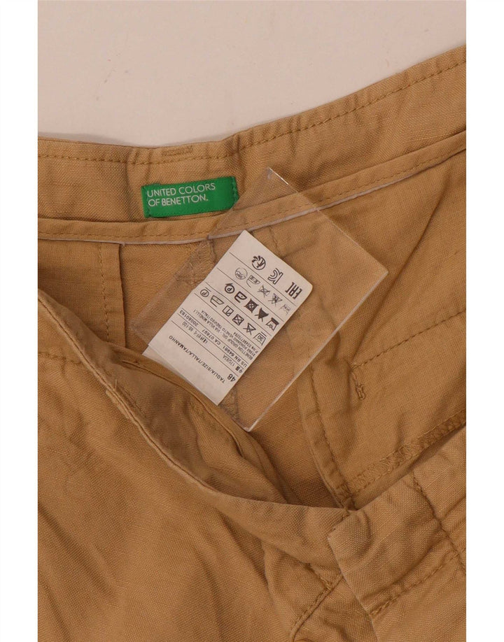 Мужские шорты чинос Benetton IT 48 Medium W34 Бежевые, хлопок