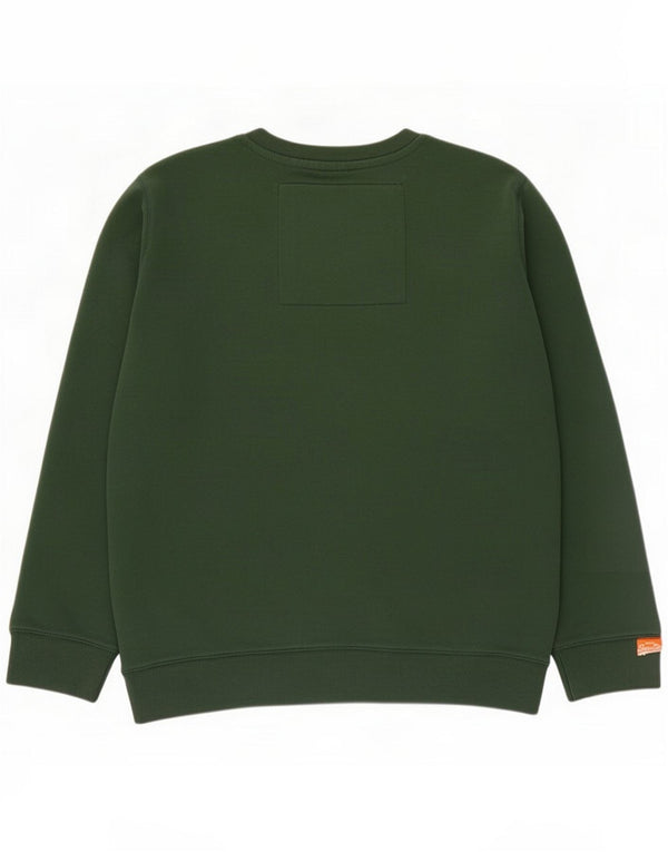 Superdry Мужской свитшот с рисунком 2XL, зеленый хлопок