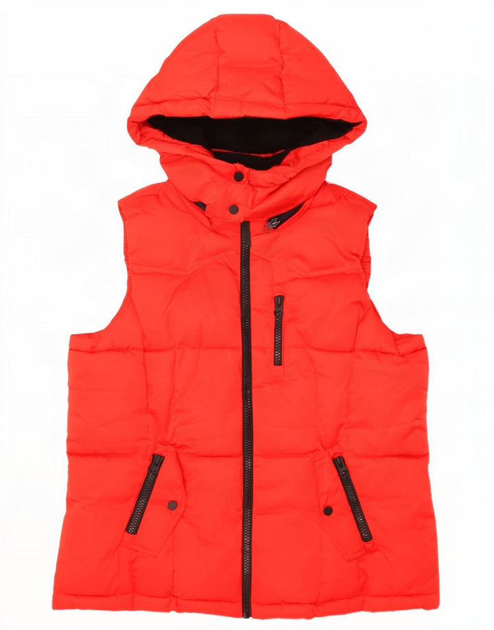Женский утепленный жилет с капюшоном Marks & Spencer UK 18 XL, красный полиэстер
