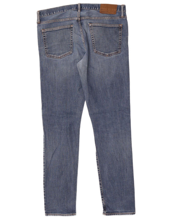Мужские джинсы скинни Gap W33 L32 синие, хлопок