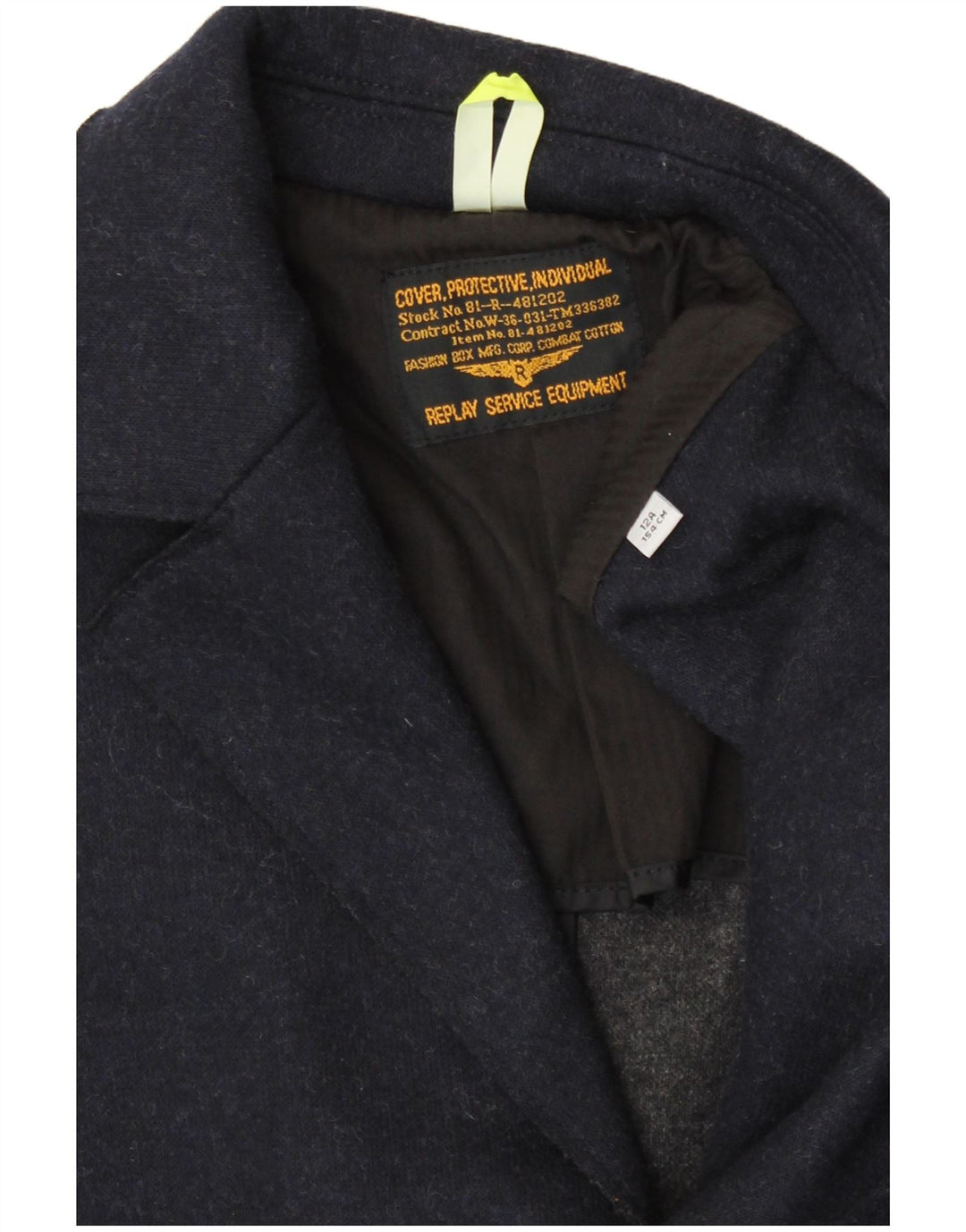 Блейзер Replay на 3 пуговицах для мальчиков, 11–12 лет, темно-синий, классический полиэстер